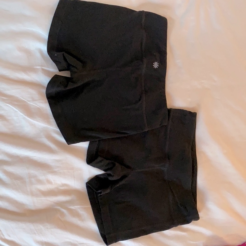 Athleta black shorts 2 pairs girls